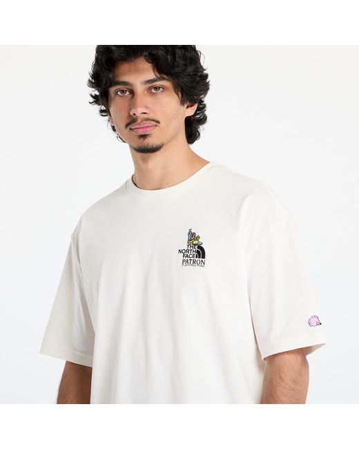 The North Face White T-Shirt Ss Clean Trails Oversized Tee