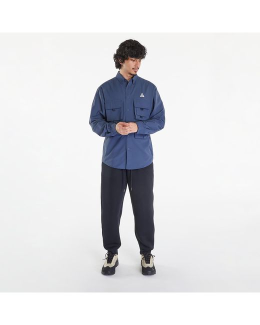 Nike Hemd acg dri-fit uv "devastation trail" top thunder blue/ summit white xs für Herren