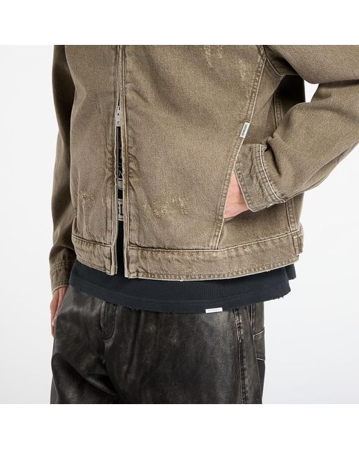 Represent Jas Collared Denim Jacket in het Brown voor heren
