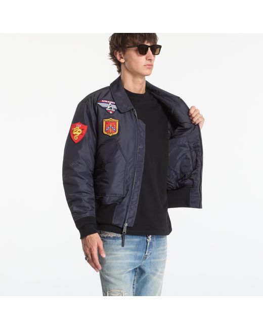 Alpha Industries Blue Jacket Cwu-45/P Devils Brigade for men