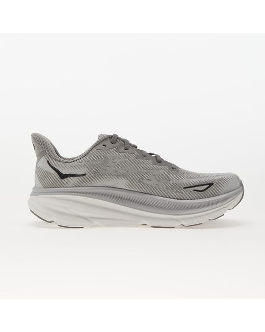 Hoka One One M Clifton 9 Harbor Mist/ Black in het Gray voor heren