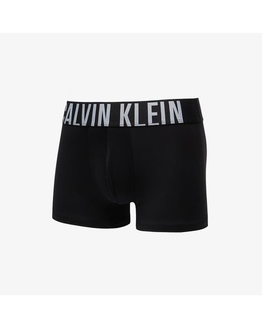Calvin Klein Intense Power Microfiber Stretch Trunk 3-Pack in het Black voor heren