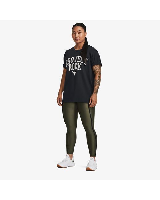 Under Armour Black Project Rock Heavyweight Campus T-shirt