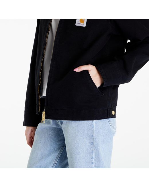 Carhartt Jacke detroit jacket unisex black/ black aged canvas xs