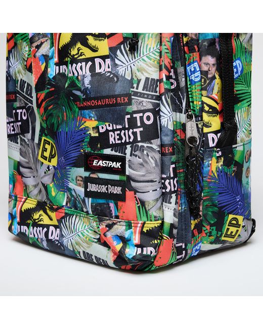 Eastpak Transit'R Jurassic Park Print Backpack in het Green
