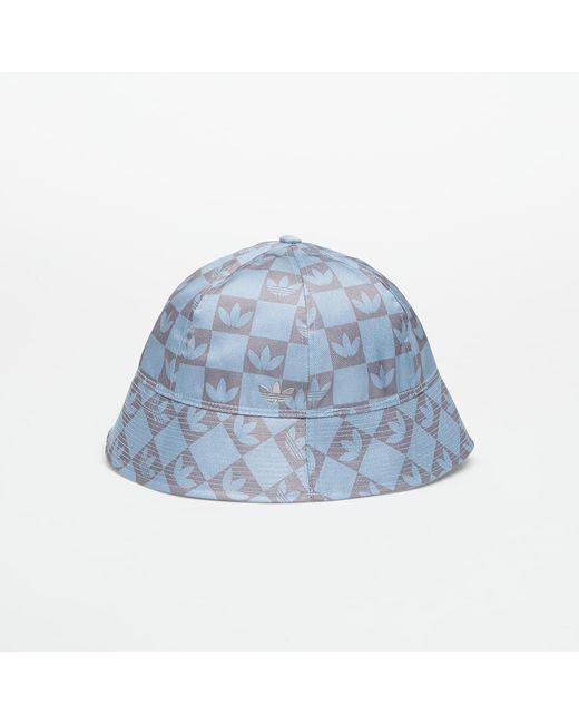 Adidas Monogram Bucket Hat di Adidas Originals in Blue