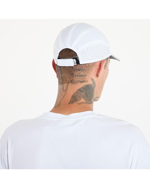 Dri-fit adv fly unstructured reflective cap white/ anthracite/ reflective silv m/l Nike