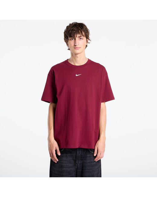 Nike T-Shirt X Nocta T-Shirt Dark Beetroot/ Citron Tint in het Red voor heren