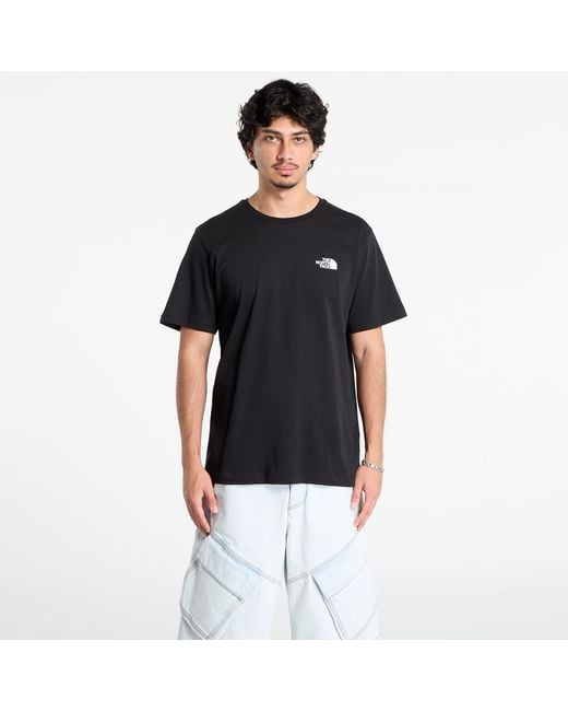 The North Face Black T-Shirt M Vertical Logo Ss Tee for men