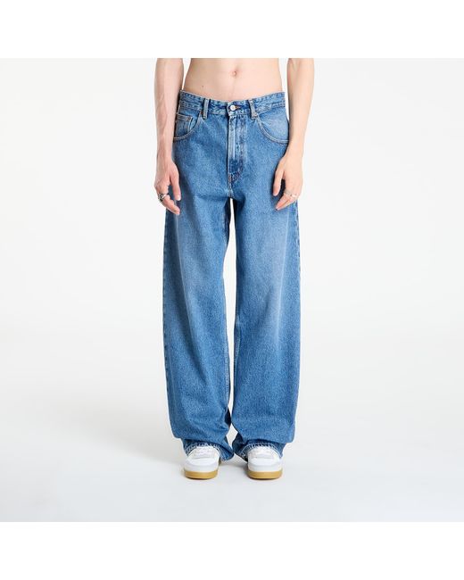 MM6 by Maison Martin Margiela Men's Blue Jeans Wide-Leg Jeans