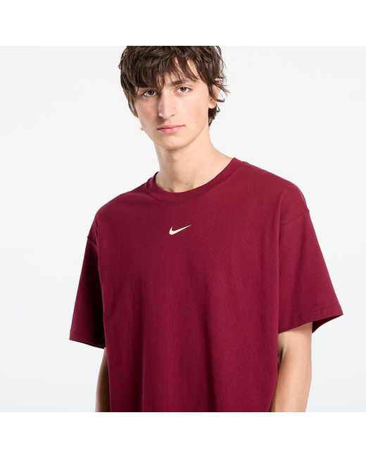 Nike T-Shirt X Nocta T-Shirt Dark Beetroot/ Citron Tint in het Red voor heren