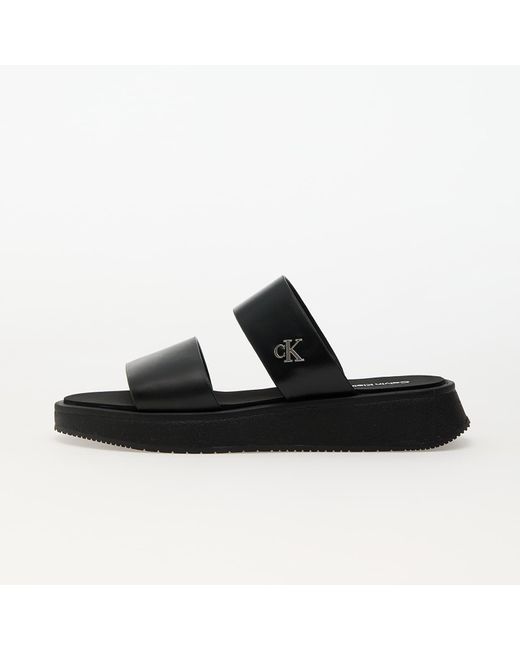 Calvin Klein Black Sneakers Jeans Sandal Slide Double Eur