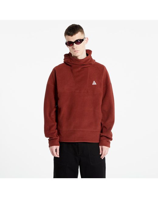 Acg therma-fit "wolf tree" pullover hoodie di Nike in Red da Uomo