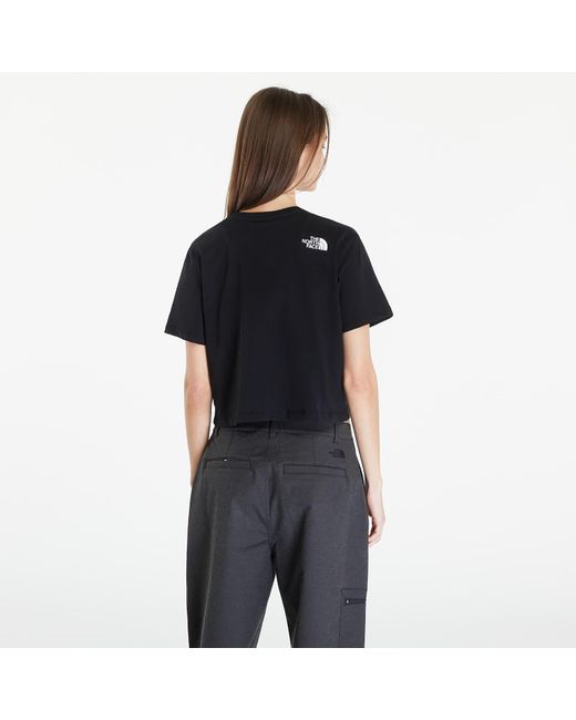 The North Face Black S/s Cropped Fine Tee