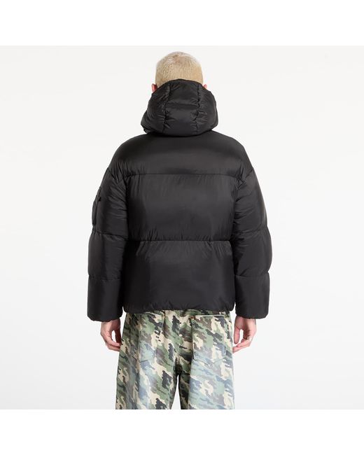 Alpha Industries Black Jacket Cloud Puffer Bomber for men