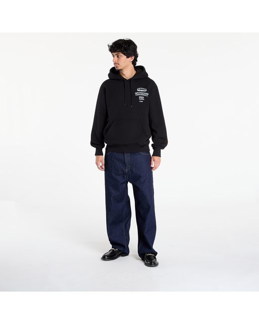 Carhartt Sweatshirt Hooded Sandwich Sweat Fog in het Black