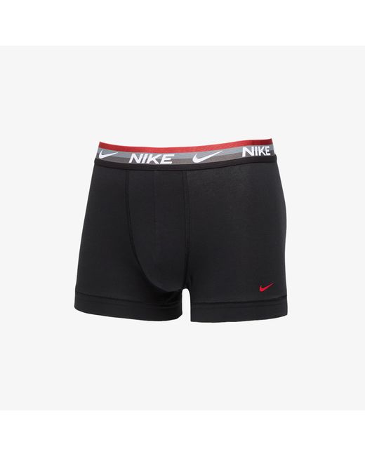 Nike Boxers Dri-Fit Trunk 3-Pack in het Red voor heren