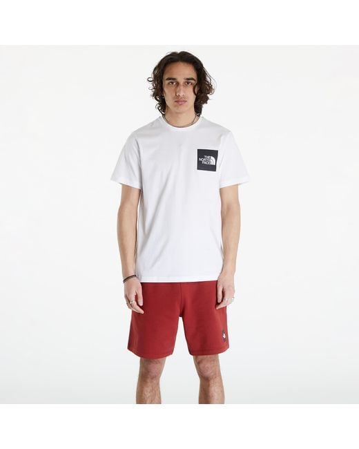 The North Face White Short Sleeve Fine Tee for men