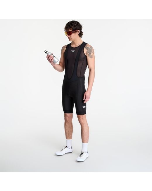 Pas Normal Studios Korte Broek Essential Bibs in het Black voor heren