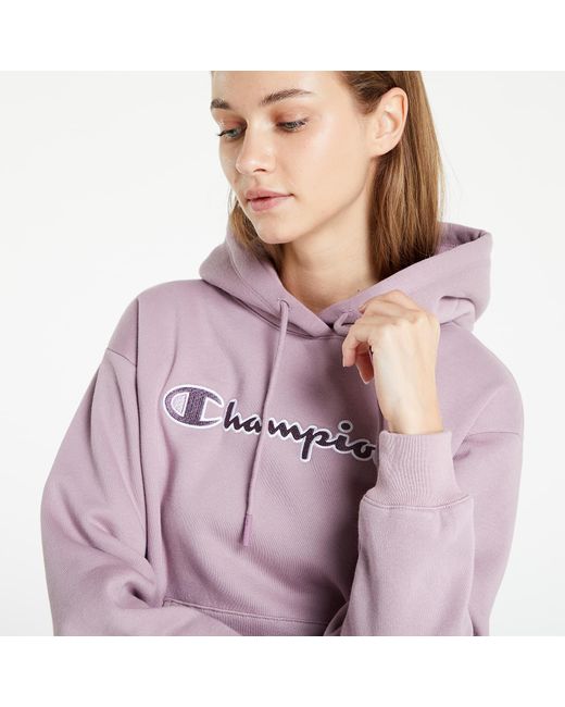 Champion Hooded Sweatshirt Light Purple 