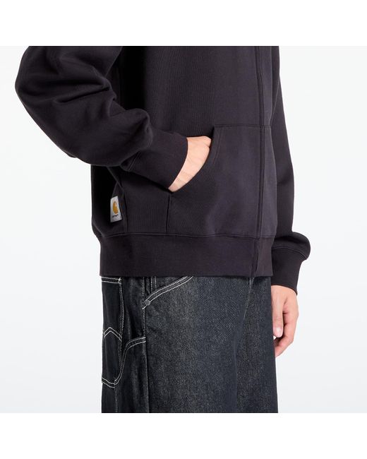 Carhartt Black Sweatshirt Hooded Mini Wip Sweat Jacket