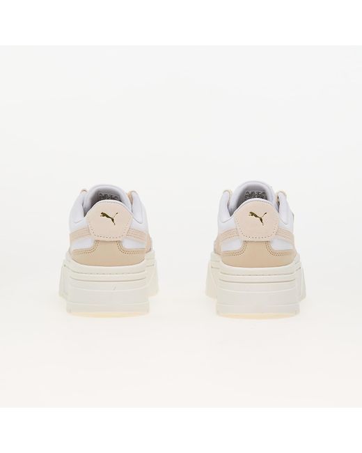 PUMA White Mayze Stack Luxe Wns