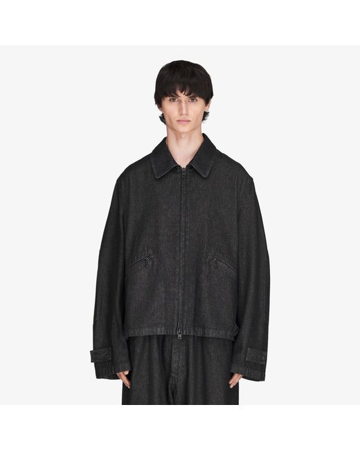 Y-3 Black Jacket Denim Blouson for men