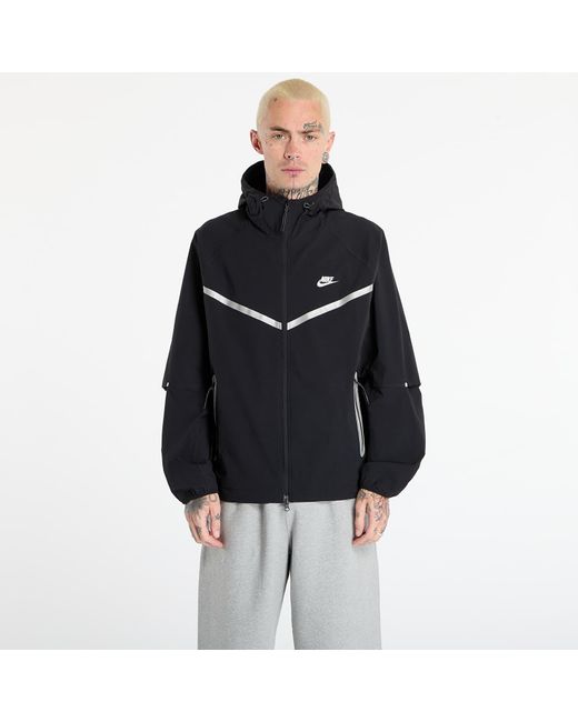 Nike Jas Tech Full-Zip Woven Windrunner Jacket in het Black voor heren