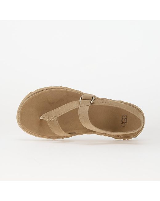 Ugg Natural Sneakers W Goldengaze Toe Post