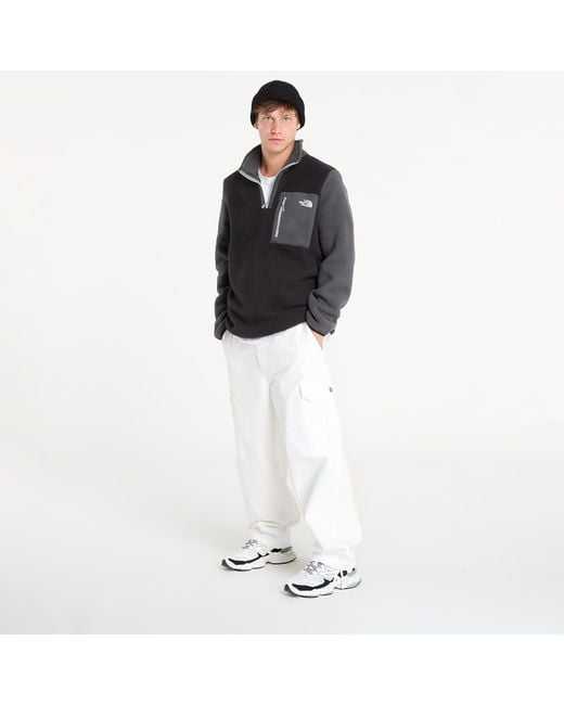 Felpa M Yumiori 1/4 Zip Tnf/ Asphalt di The North Face in Black da Uomo