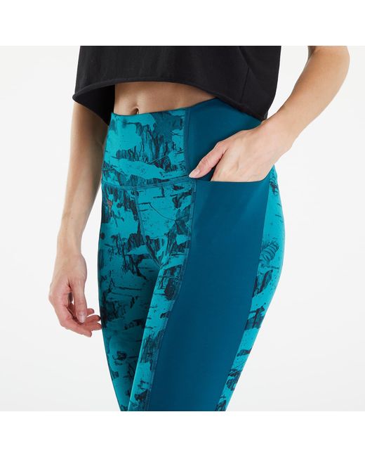 Under Armour Blue Pants Project Rock Let's Go Ankle legging Pt Coastal Teal/ Black/ Silt Xs