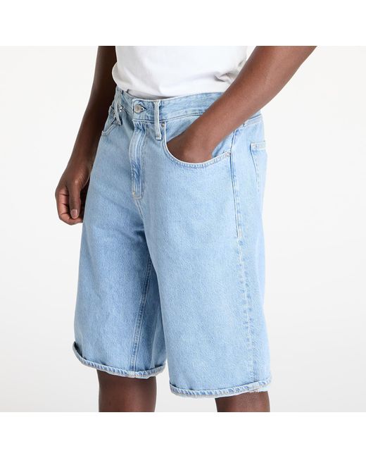 Calvin Klein Blue Shorts Jeans Relaxed Short for men