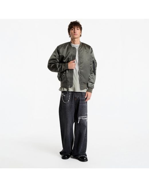 Alpha Industries Gray Jacket Ma-1 Base Flight Jacket Uv for men