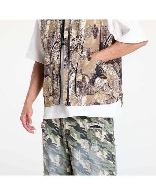 Adidas Originals Gray Vest Camo Vest for men