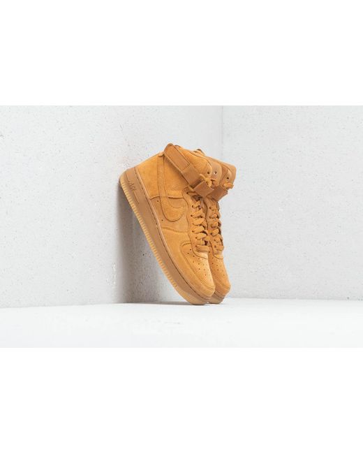 Nike Air Force 1 High Lv8 (gs) Wheat/ Wheat-gum Light Brown