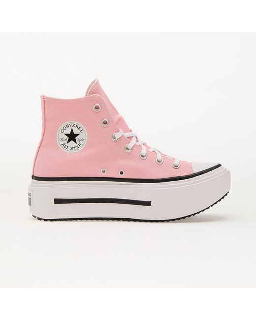 Converse Pink Sneakers Chuck Taylor All Star Lift Double Stack Jellyfish Jitter/ Egret