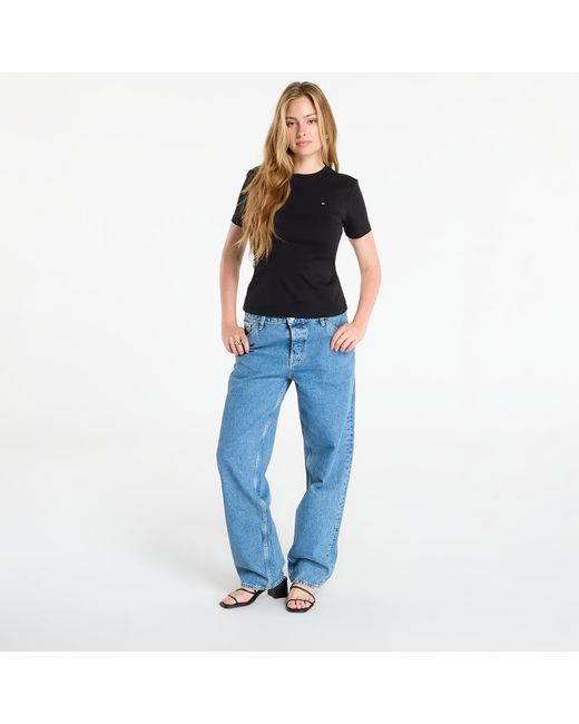Maglietta Slim Cody C-Nk Ss di Tommy Hilfiger in Black