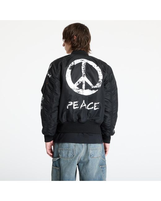 Veste alpha industries ma-1 peace xxl Alpha Industries pour homme en coloris Black