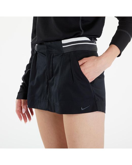 Sportswear canvas low-rise mini skirt black/ anthracite Nike