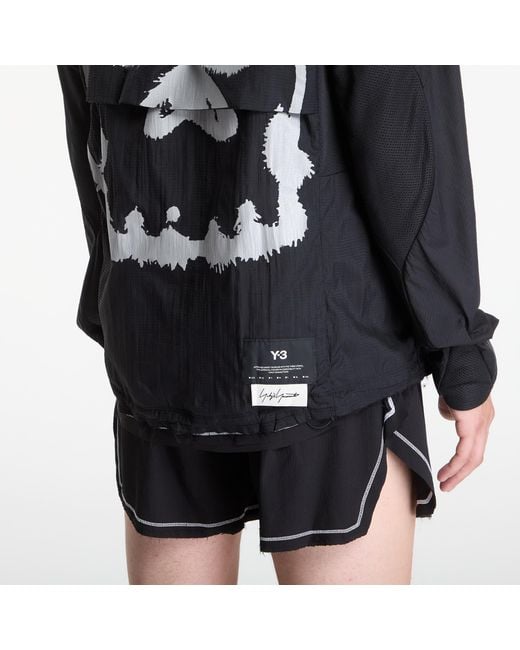 Y-3 Black Jacket X Chito Graphic Running Jacket for men