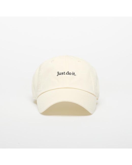 Club unstructured just do it cap coconut milk/ black l/xl Nike en coloris Natural