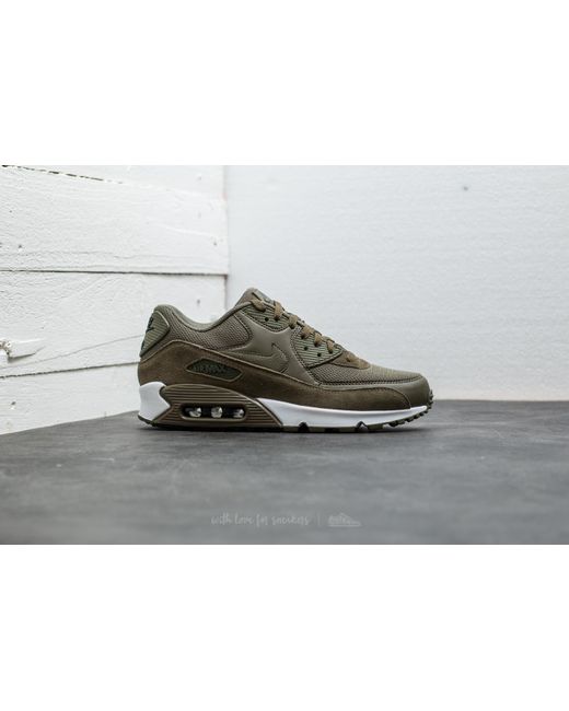 Nike Air Max 90 Essential Medium Olive/ Medium Olive in Green for Men | Lyst