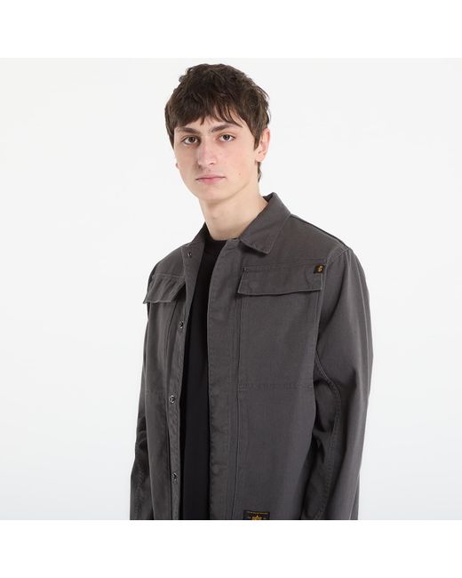 Alpha Industries Gray Jacket Chore Coat for men