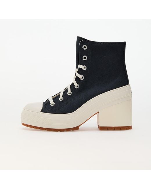 Converse Blue Sneakers Chuck 70 De Luxe Heel Platform Shadow Woods/ Egret