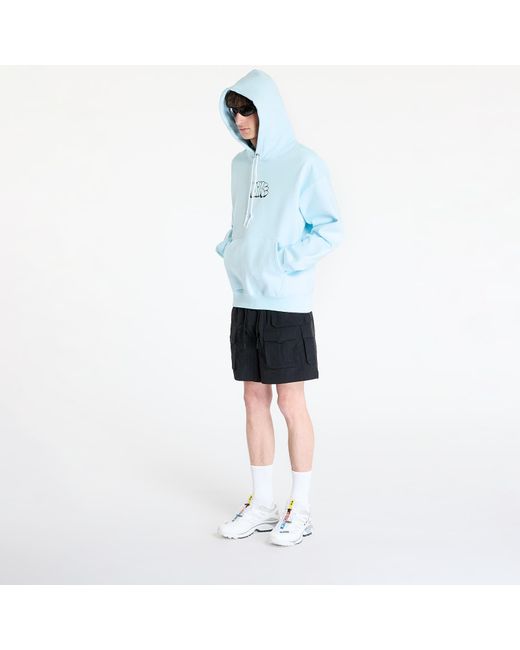 Felpa Solo Swoosh Fleece Hoodie di Nike in Blue da Uomo