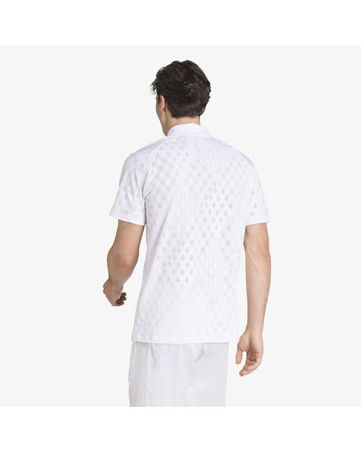 Adidas Originals White T-Shirt Adidas Polo Pro for men