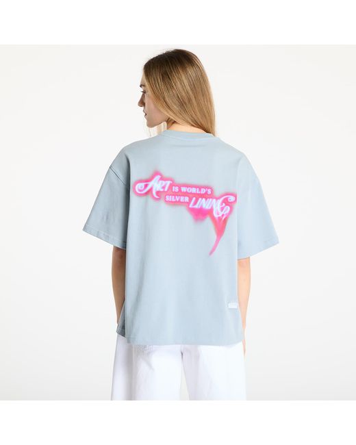 FTSHP Blue T-Shirt Walking Art T-Shirt