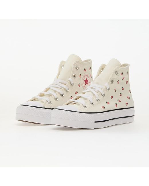 Baskets chuck taylor all star lift egret/ soft red/ white eur 36.5 Converse