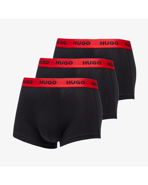 Weg huis Quagga ziekenhuis BOSS by HUGO BOSS Trunk 3 Pack Black/ Red voor heren | Lyst NL