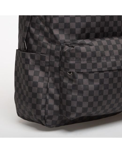 Vans Gray Old Skool Check Backpack/Charcoal
